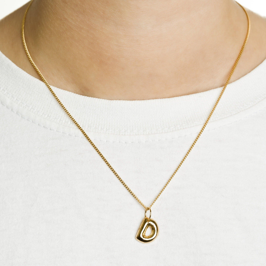 Louis Vuitton LV & Me Letter A Gold Tone Pendant Necklace