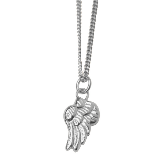 VH x FACETASM NECKLACE WITH WING PENDANT - Silver