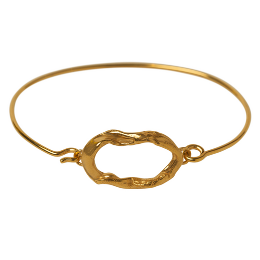 DRIP BANGLE - goldplated