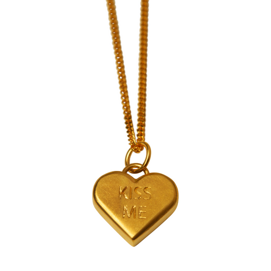 VH x FACETASM NECKLACE WITH SWEETHEART - Goldplated