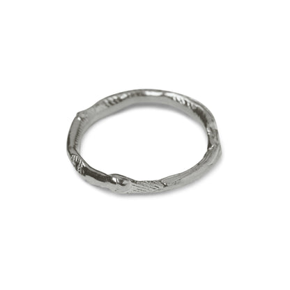 DRIP RING STACKABLE - silver