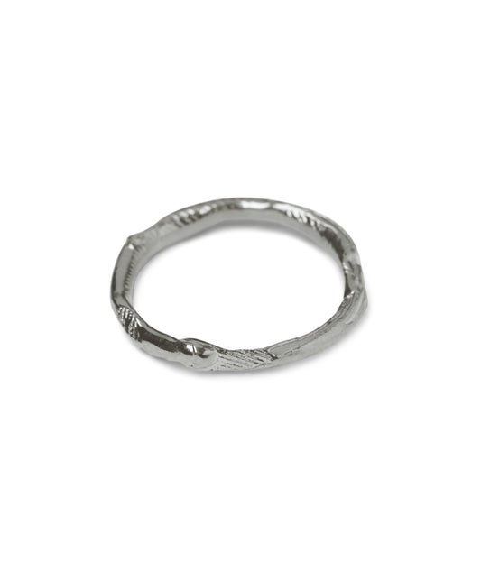 DRIP RING STACKABLE - silver