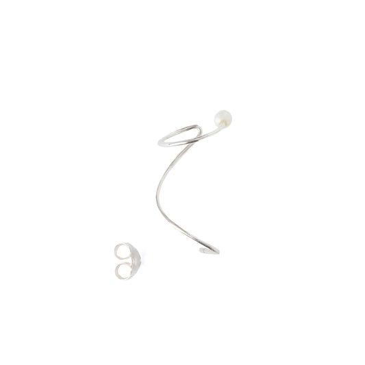 IRIS EARRING CURL - Silver