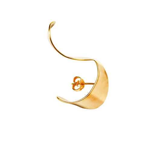 LILY CONCHA EARRING - goldplated silver