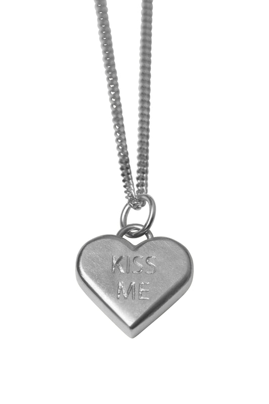 VH x Facetasm necklace with sweetheart, silver