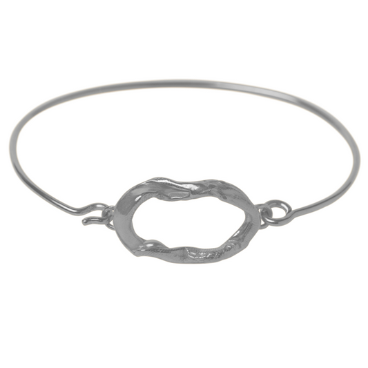 DRIP BANGLE - silver